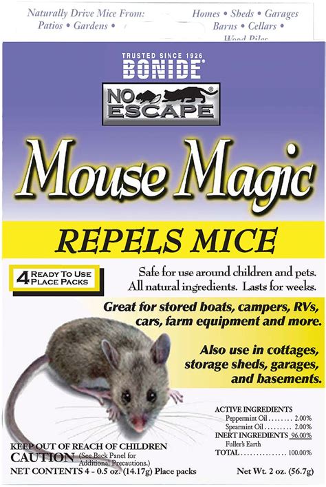 Magical repellent for mice